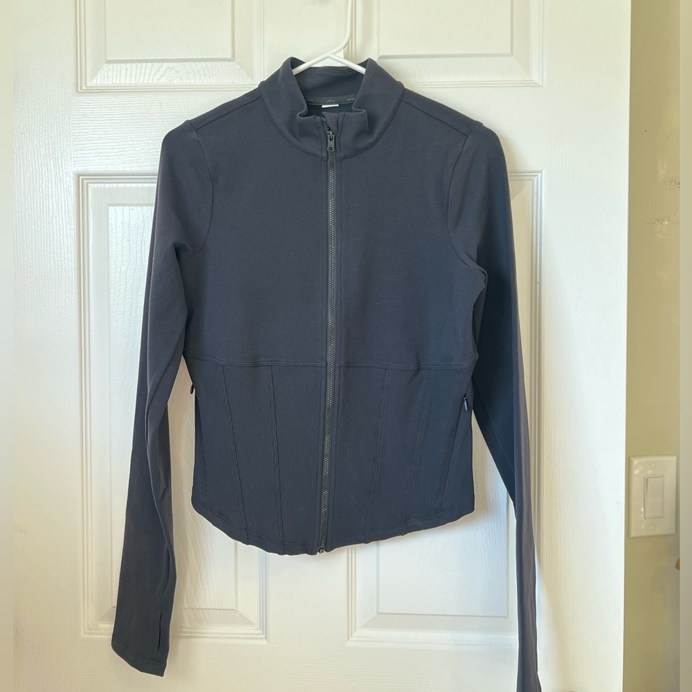 NWOT ALO Airbrush Corset Full Zip Jacket